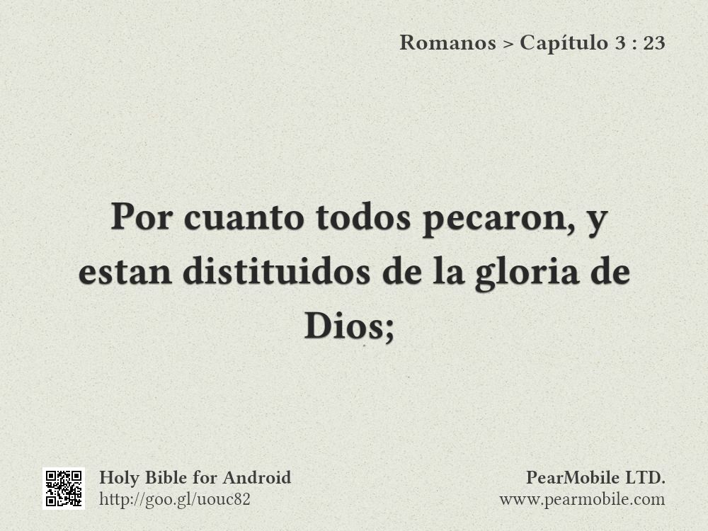 Romanos, Capítulo 3:23